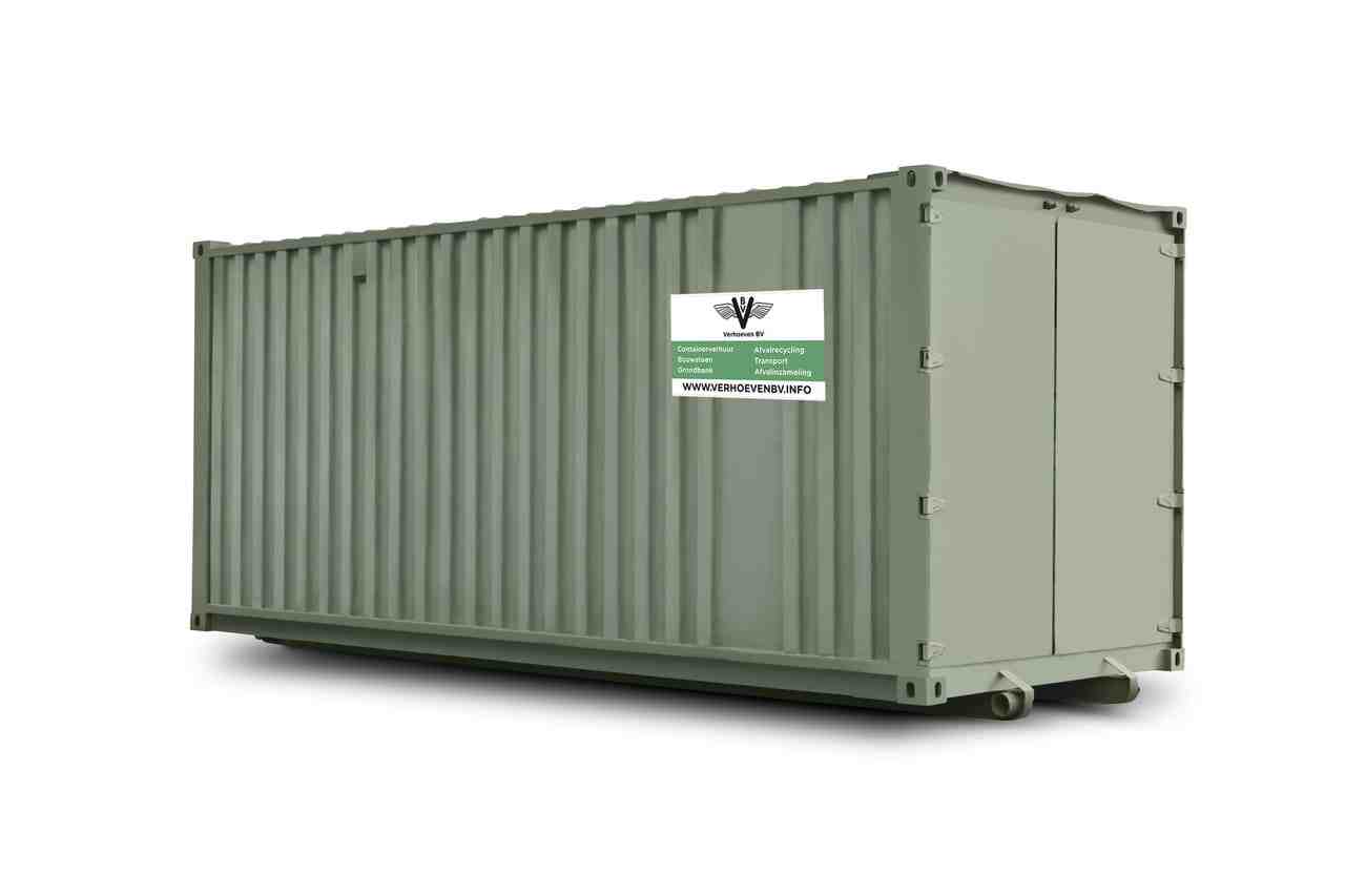 Afzetcontainer Magazijncontainer | VerhoevenBV